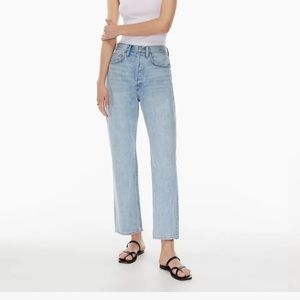 Aritzia Denim Forum Joni high rise denim in blonde bleu wash, size 29.